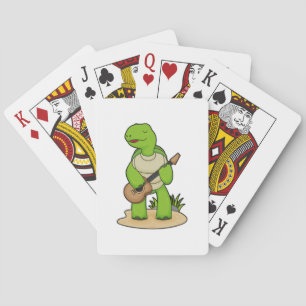 Jeu De Cartes Musique de guitare musicienne de tortue