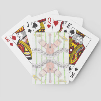 Jeu De Cartes "Musique" Dessiné à la main, art original.