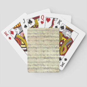 Jeu De Cartes Musique vintage Note Musique Motif Thème Musicien