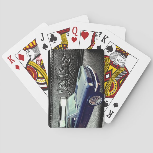 Jeu De Cartes Mustang Lecture Cartes (dos)