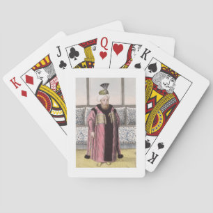 Jeu De Cartes Mustapha II (1664-1703) Sultan 1695-1703, de 'A