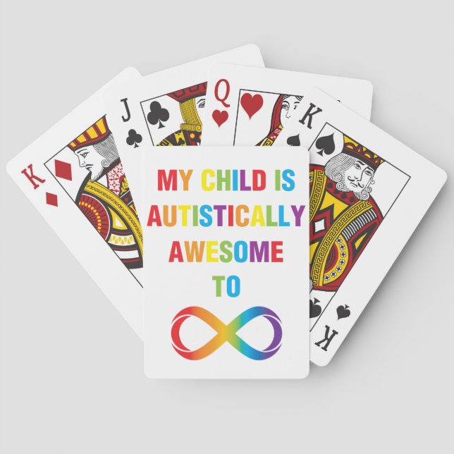 Jeu De Cartes My Child Autistically (dos)