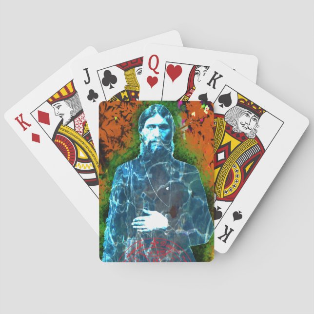 Jeu De Cartes Mystique folle russe de moine de Grigori Rasputin (dos)