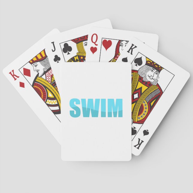 Jeu De Cartes Nager (dos)