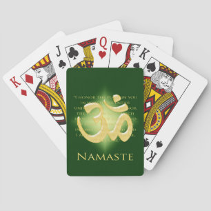 Jeu De Cartes Namaste - Je vous salue (en vert)