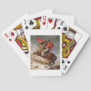 Jeu De Cartes Napoléon croisant les Alpes, c.1800 (huile sur la