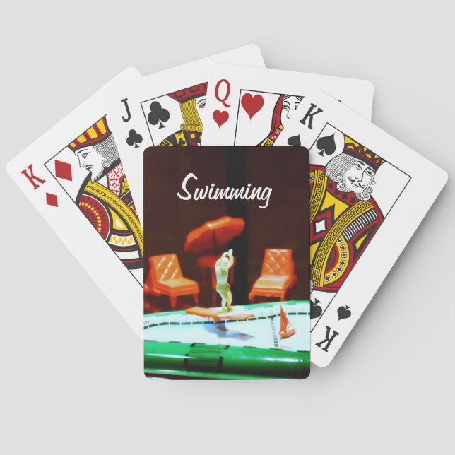 Jeu De Cartes Natation (dos)