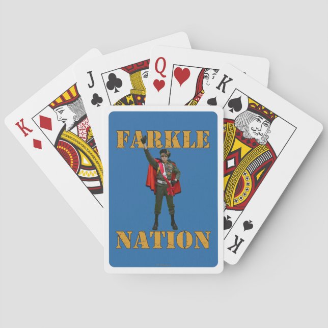 Jeu De Cartes Nation Farkle (dos)