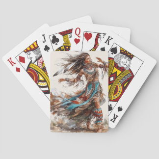 Jeu De Cartes Native American Dancer Classic Playing Cards