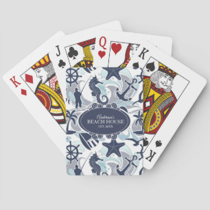 Jeu De Cartes Nautical Beach