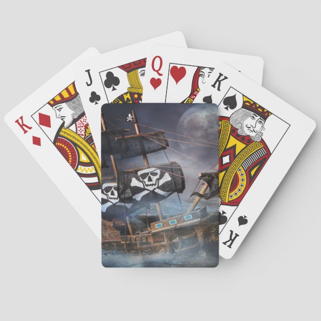 JEU DE CARTES NAVIRE PIRATE GHOST (dos)