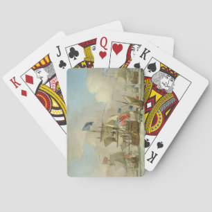 Jeu De Cartes Navires de guerre britanniques et une corvette, ve