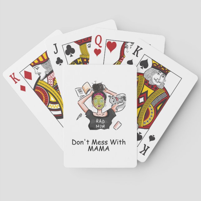 Jeu De Cartes N'ayez pas de mal avec maman (dos)