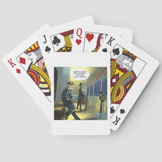 Jeu De Cartes Ne pas écrire et Titanic drôle (dos)