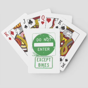 Jeu De Cartes Ne pas entrer sauf les vélos