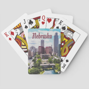 Jeu De Cartes Nebraska City Skyline Omaha