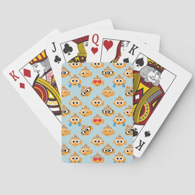 Jeu De Cartes Nemo Emoji Motif Jouer des cartes (dos)