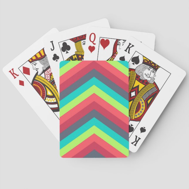 Jeu De Cartes Neon Arrow Groove (dos)