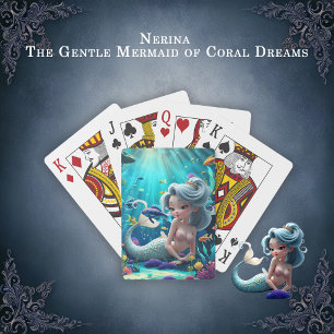 Jeu De Cartes Nerina – La douce sirène des rêves de corail.