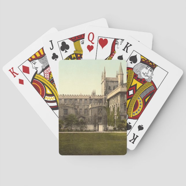 Jeu De Cartes New College, Oxford, Angleterre (dos)