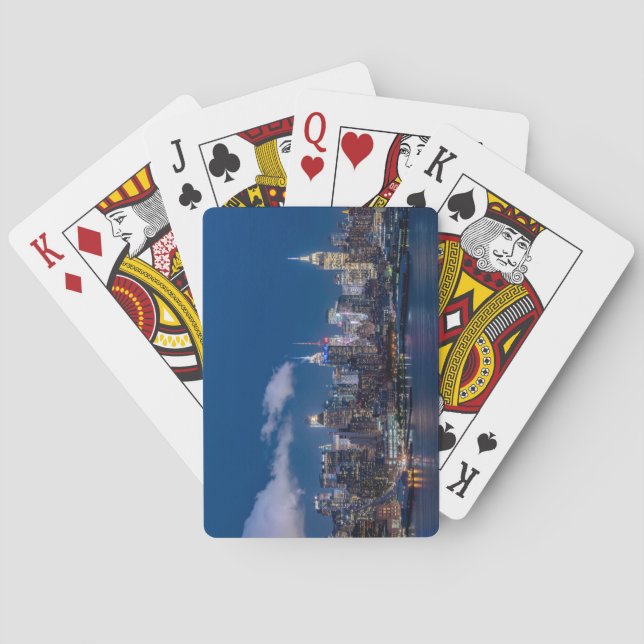 Jeu De Cartes New York aux cartes de jeu de nuit (dos)