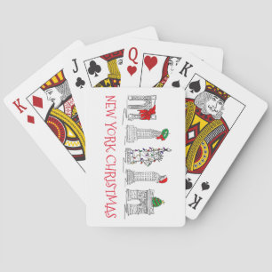Jeu De Cartes New York City Christmas NYC Fêtes