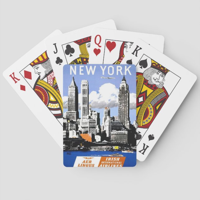 Jeu De Cartes New York City Travel (dos)