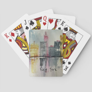 Jeu De Cartes New York NYC Skyline Cityscape 