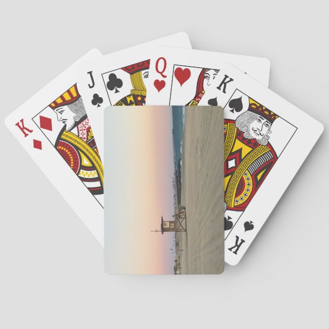 Jeu De Cartes Newport Beach at Sunset, Californie (dos)