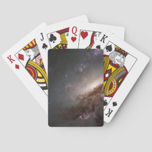 Jeu De Cartes Ngc 4258 Sous Formation D'Étoiles Intenses.