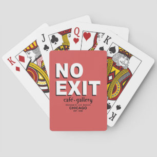 Jeu De Cartes No Exit Café, Gallery, Chicago - Jouer aux cartes