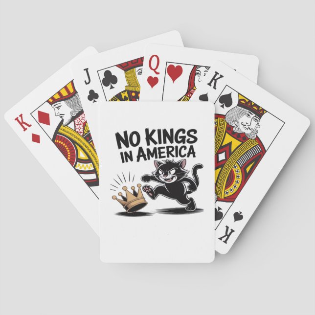 Jeu De Cartes No Kings In America Classic Bold Casual (dos)