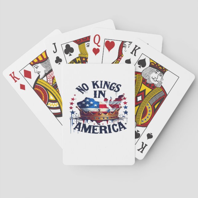 Jeu De Cartes No Kings In America Classic Retro Cool (dos)