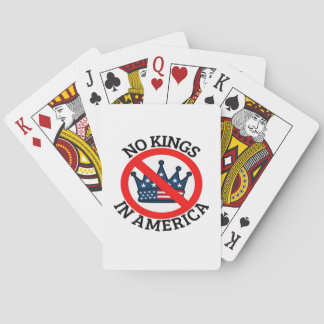 Jeu De Cartes No Kings In America Classic Vintage Graphic
