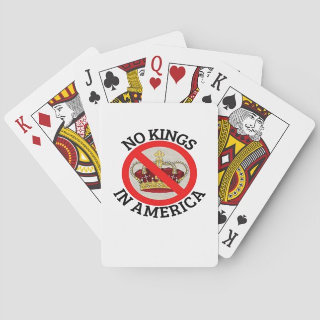 Jeu De Cartes No Kings In America Patriotic Style (dos)