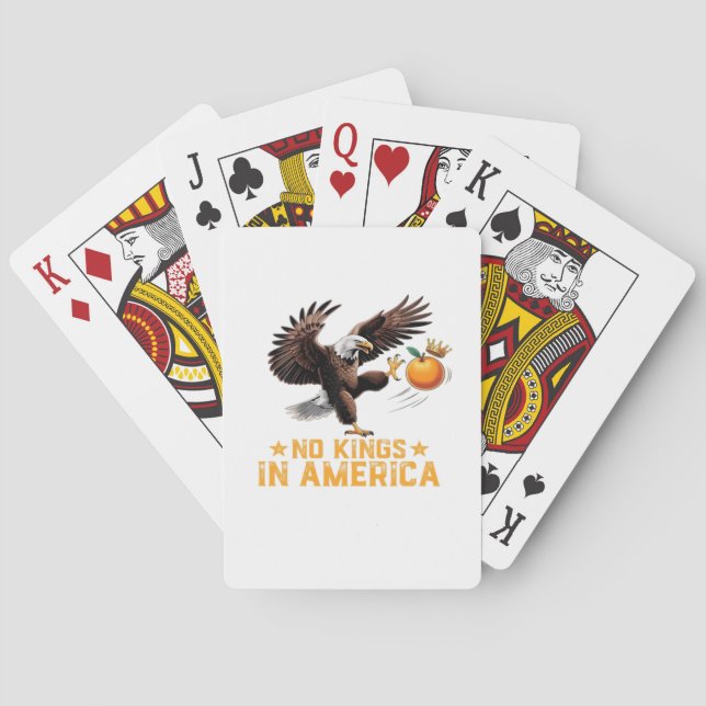 Jeu De Cartes No Kings In America We The People Political Retro  (dos)