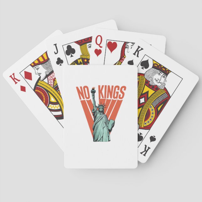 Jeu De Cartes No Kings Statue Of  Protest  American Classic (dos)