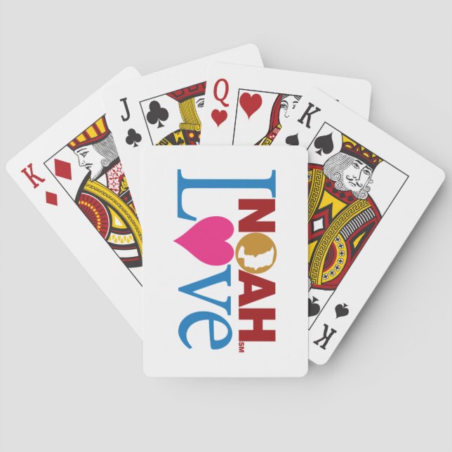 Jeu De Cartes NOAH Love Playing Cards (dos)