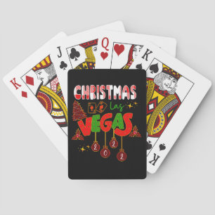 Jeu De Cartes Noël à Las Vegas Group Correspondance typographiqu