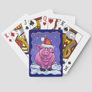 Jeu De Cartes Noël au porc