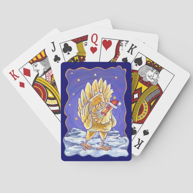 Jeu De Cartes Noël au poulet (dos)