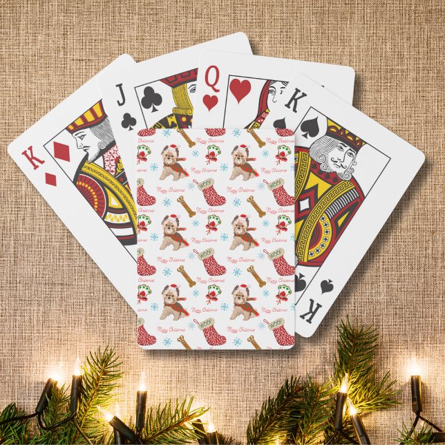 Jeu De Cartes Noël avec Yorkie (Créateur téléchargé)