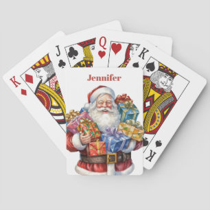 Jeu De Cartes Noël classique de Jolly Santa Claus