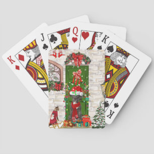 Jeu De Cartes Noël du grand chien Danois