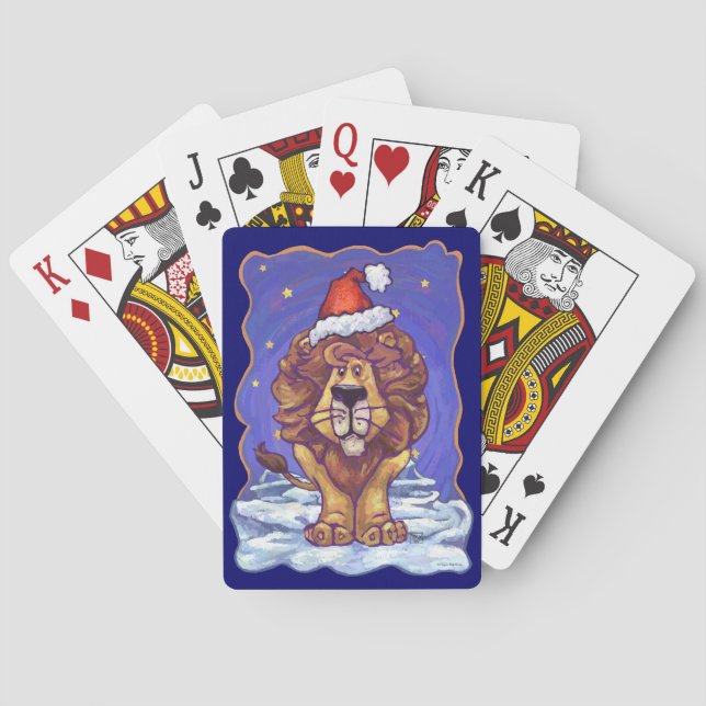 Jeu De Cartes Noël du lion (dos)