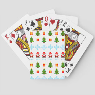 Jeu De Cartes Noël en pixel art