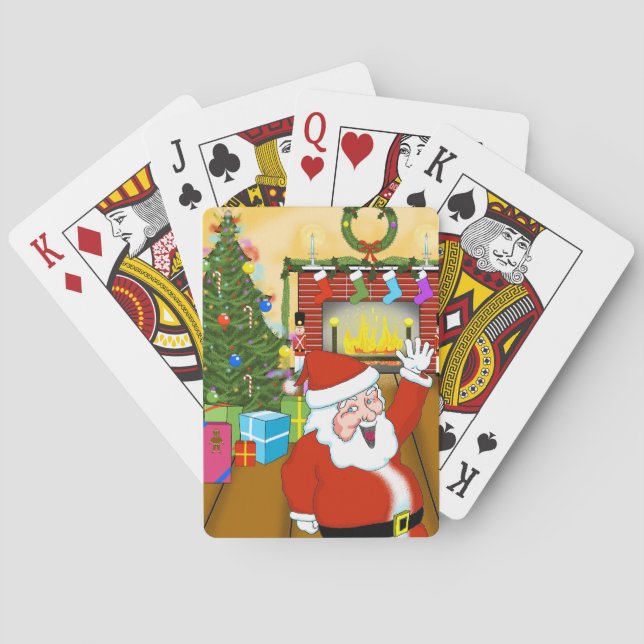 Jeu De Cartes Noël Soir Jouer aux cartes (dos)