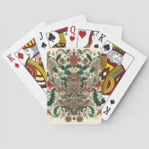 Jeu De Cartes Noël victorien/classique/Vintage