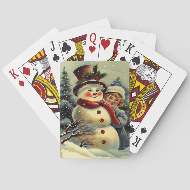 Jeu De Cartes noël vintage (dos)