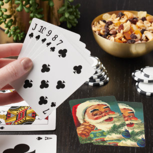 Jeu De Cartes Noël Vintage, Jolly Retro 50's Père Noël